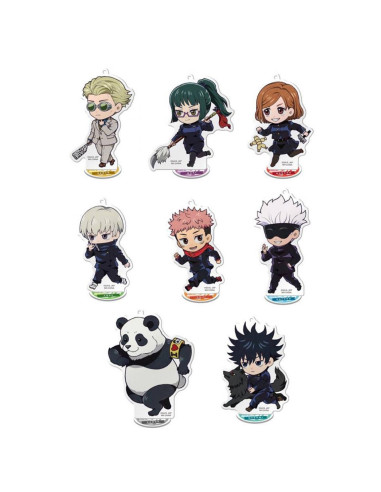 Set figuras acrílicas megahouse jujutsu kaisen toko toko mascot vol. 19