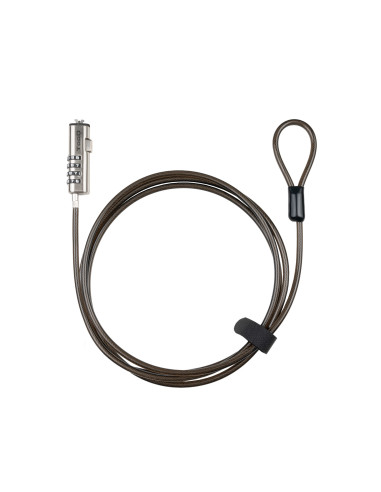 Cable seguridad tipo nano tooq con combinacion para portatil 1.5m