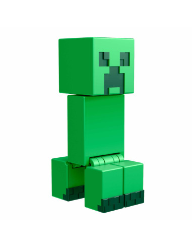 Figura mattel minecraft creeper con accesorios portal