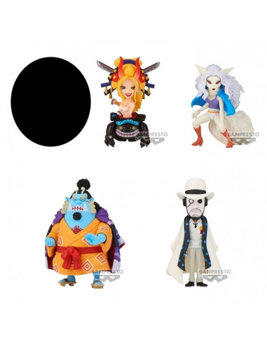 Figura banpresto one piece world collectable wanokuni onigashima 6 unidad aleatoria