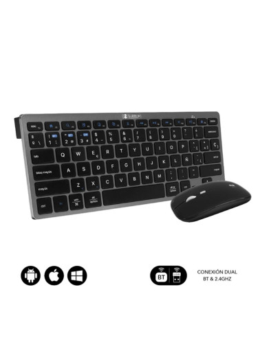 Teclado + raton subblim subkbc - oco020 inalambrico