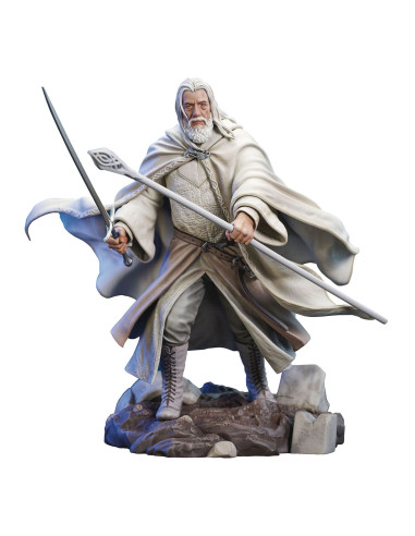 Figura diamond select toys diorama gallery el señor de los anillos gandalf deluxe