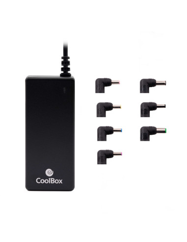 Adaptador cargador de corriente universal para portatiles coolbox 45w