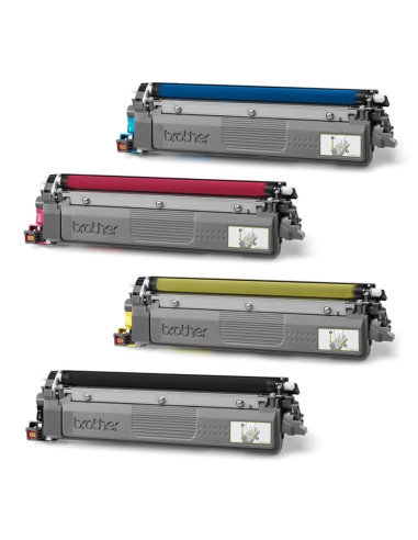 Pack 4 toners brother tn248val negro - cian - amarillo - magenta 1000 paginas