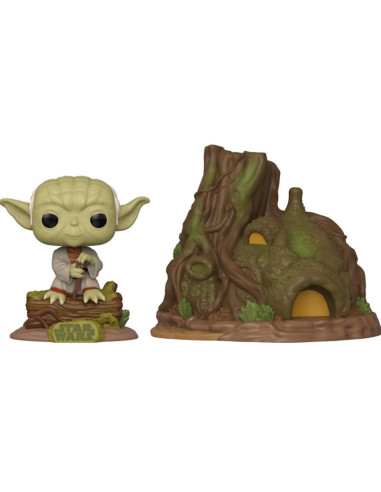 Funko pop deluxe star wars empire strikes back cabaña de yoda 40th aniversario 46765