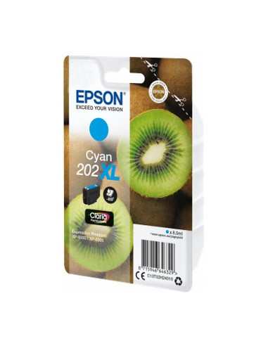 Cartucho tinta epson c13t02h24010 singlepack cian 202xl claria premium ink xp - 6000 - xp - 6005 kiwi