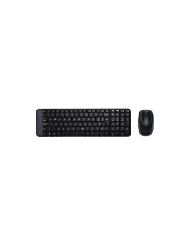 Teclado + mouse logitech mk220 wireless inalambrico ingles (eeuu)