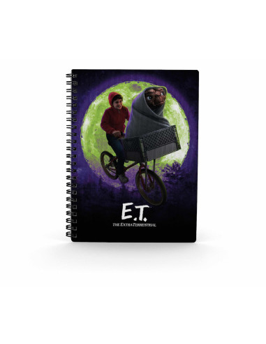 Libreta efecto 3d bici elliot e.t.