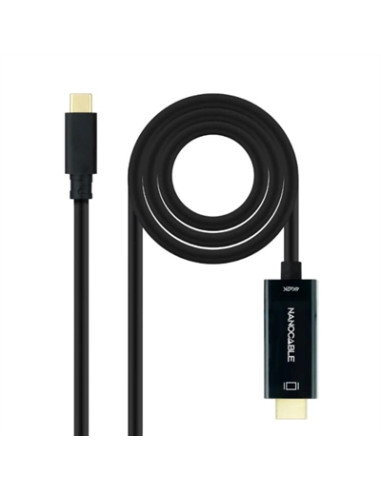 Conversor nanocable usb - c a hdmi 1.4 4k@30hz 3 m