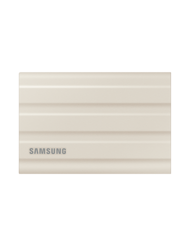 Disco duro externo ssd samsung 1tb t7 shield nvme beige