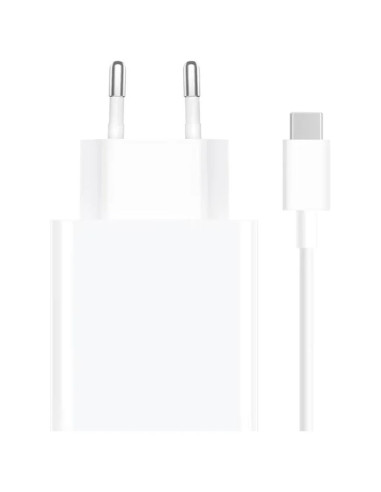 Cargador de pared xiaomi charging combo usb tipo a - 67w - blanco