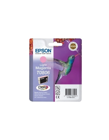 Cartucho tinta epson t0806 magenta claro 7.4ml stylus photo r265 -  360 -  rx560 -  colibri