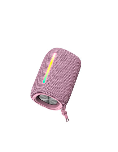 Altavoz bluetooth forever bs - 10 led pink color rosa