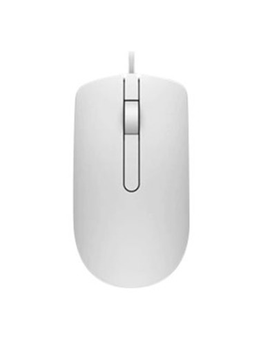 Mouse raton dell ms116 optico 2 botones 1000ppp usb blanco