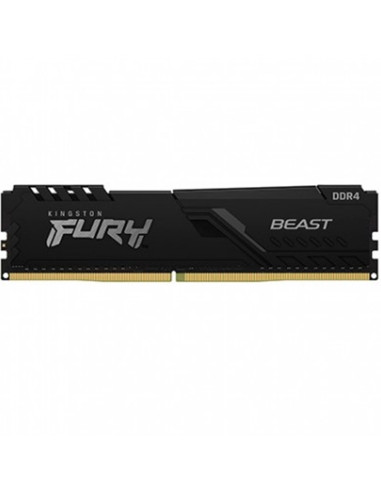 Memoria ram ddr4 16gb kingston - 3600mhz - pc4 28800 - fury beast negro - cl 18 - 1.35v