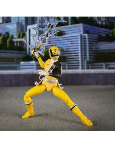 Figura hasbro power rangers lightning collection yellow ranger