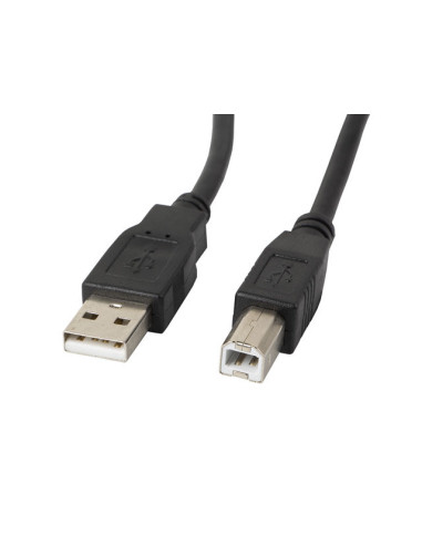 Cable impresora lanberg usb a -  usb b macho - macho 1.8m negro