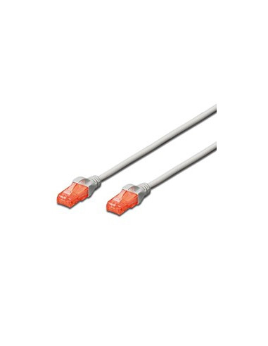 Cable red ewent latiguillo rj45 utp cat6 1m gris