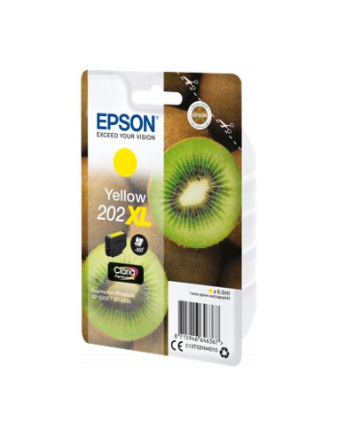 Cartucho tinta epson c13t02h44010 singlepack amarillo 202xl claria premium ink xp - 6000 - xp - 6005 kiwi