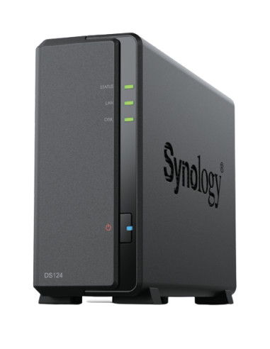 Servidor nas synology disk station ds124 1gb 1 bahias gigabit ethernet