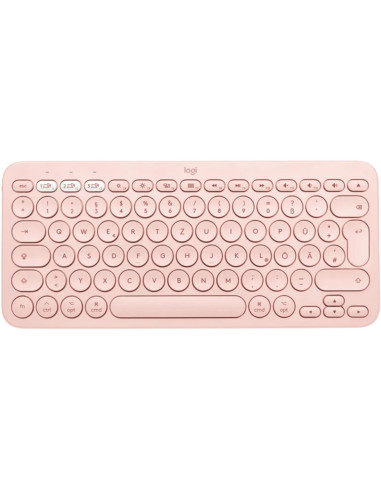 Teclado logitech k380 multi - device bluetooth rosa español