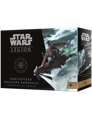 Juego de mesa star wars legion : ornitoptero movispa raddaugh pegi 14