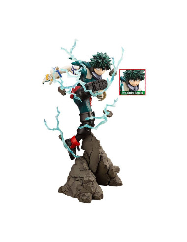 Figura kotobukiya my hero academia artfxj izuku midoriya ver. 2 bonus edition 29 cm