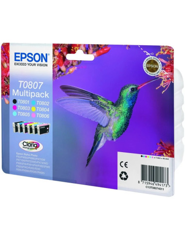 Multipack tinta epson t08074 t080140+240+340+440 +540+640 -  colibri