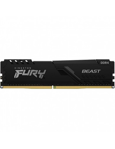 Memoria ram ddr4 8gb kingston - 2666mhz - pc4 21300 - fury beast negro - cl 16 - 1.35v