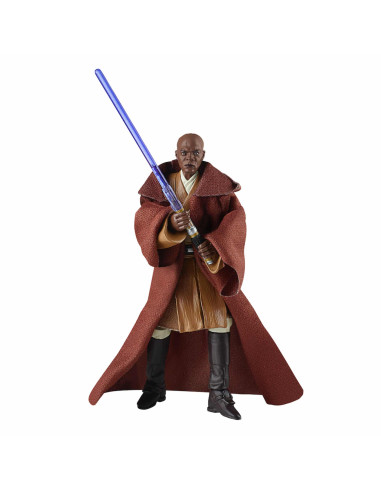 Figura hasbro mace windu 9 -5 cm sw el ataque de los clones star wars vintage f44955x0