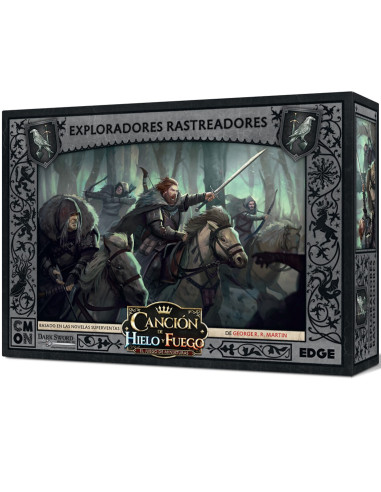 Juego de mesa asmodee cancion de hielo y fuego: exploradores rastreadores pegi 14