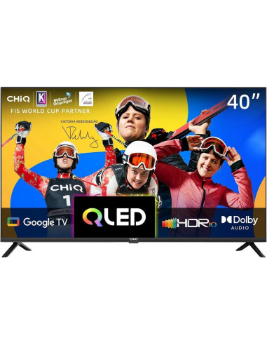 Tv chiq 40pulgadas qled l40qg7l fhd google tv hdmi usb