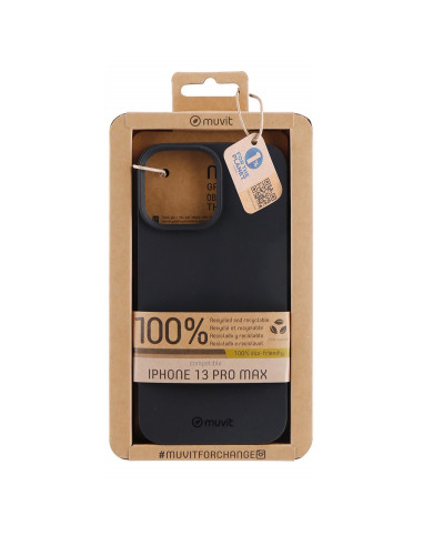 Funda muvit recycletek para apple iphone 13 pro max negra