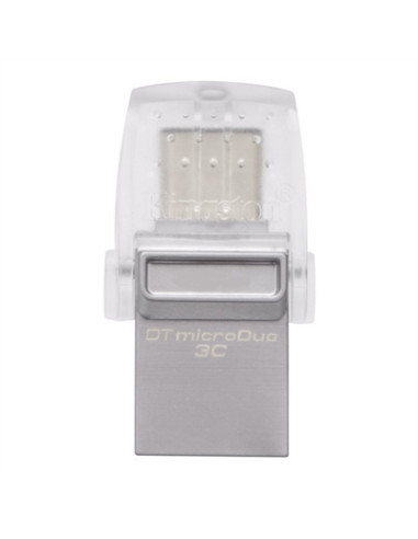 Memoria usb 3.2 usb tipo c kingston 128gb datatraveler micro duo