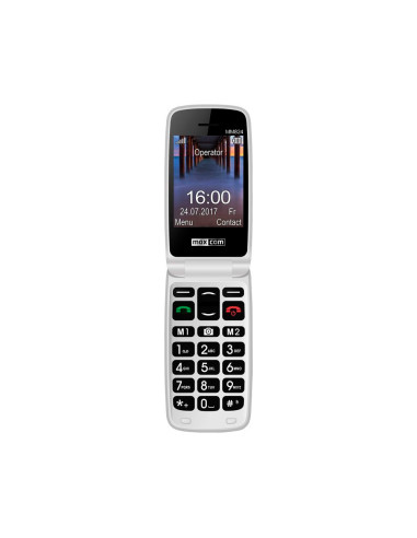 Telefono movil maxcom mm824 black white -  2.4pulgadas -  2g