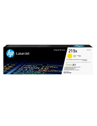 Toner hp 219a yellow original laserjet cartridge