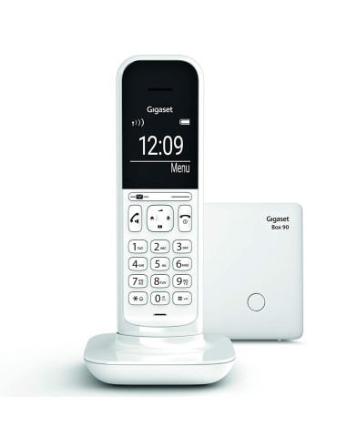 Telefono fijo inalambrico gigaset cl390 blanco