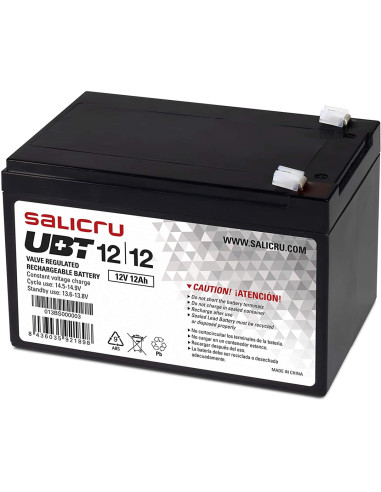 Bateria agm salicru compatible para sais 12ah 12v