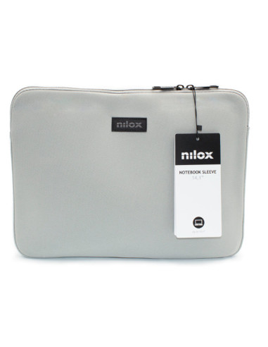 Funda nilox para portatil 14.1pulgadas gris