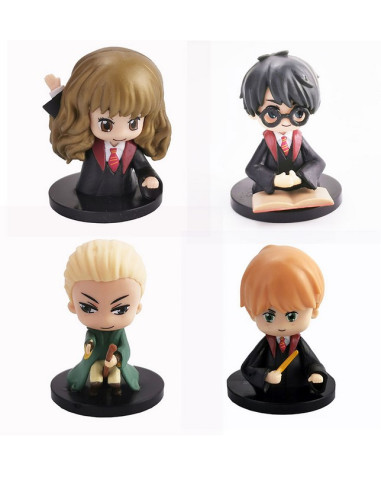 Figuras harry potter s2 set 12 topper deluxe 5cm aleatorio