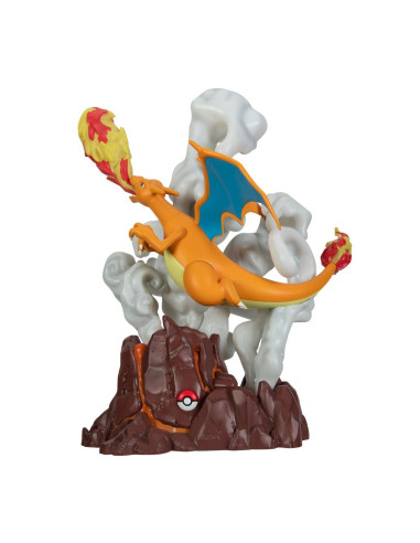 Figura pokemon efecto luz charizard deluxe