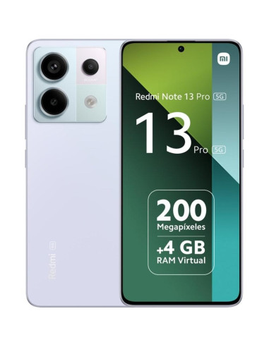 Movil xiaomi redmi note 13 pro 5g - 8gb - 256gb - 6.67pulgadas - morado