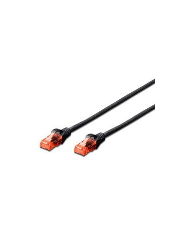 Cable red ewent latiguillo rj45 utp cat6 3m negro