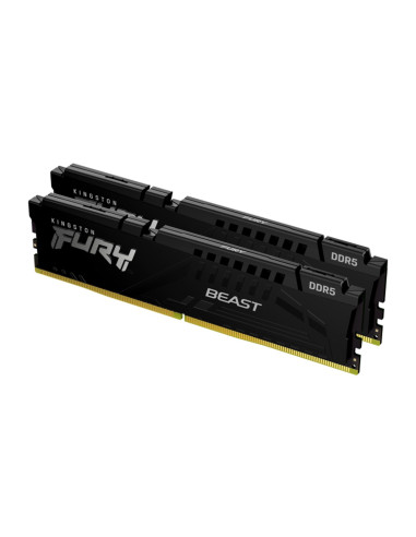 Memoria ram ddr5 64gb 2 x 32gb kingston - 6000 mhz - pc5 - 48000 - fury beast - cl36 - 1.35v