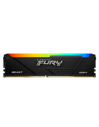 Memoria ram kingston fury beast rgb ddr4 3200mhz 16gb cl17