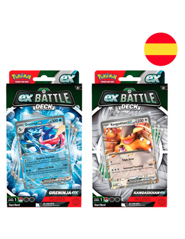 Juego de cartas pokemon tcg october ex battle deck 1 unidad español