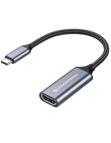 Adaptador usb tipo c a hdmi 4k conceptronic macho - hembra