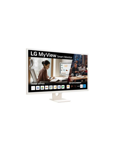 Monitor led ips lg 32sr50f 31.5pulgadas 8ms smart tv hdmi wifi blanco