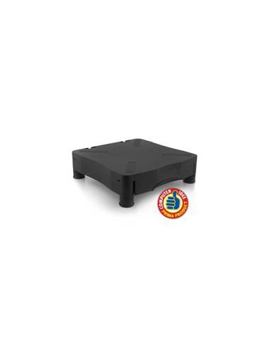 Elevador soporte monitor ewent ew1280 con cajon negro regulable en altura