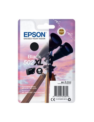 Cartucho tinta epson t02w140 502xl negro ink